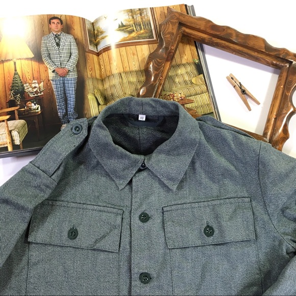 Vintage Denim Jean Button Down Shirt - Picture 8 of 8